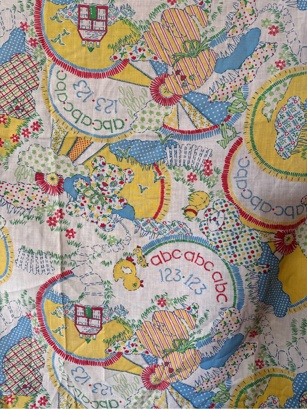 Vintage 1970s Crib Sheet - Sears